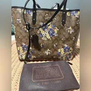 Coach reversible tote.
